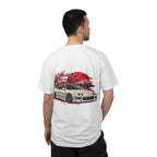 JDM Car and Red Sun Design T-Shirt