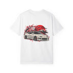 JDM Car and Red Sun Design T-Shirt