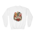 Christmas Tis the Season Graphic Youth Crewneck Sweatshirt