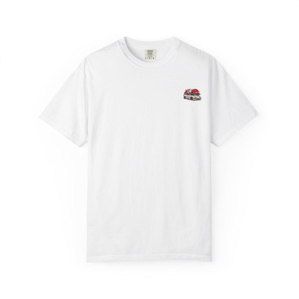 JDM Car and Red Sun Design T-Shirt
