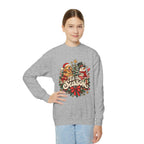 Christmas Tis the Season Graphic Youth Crewneck Sweatshirt