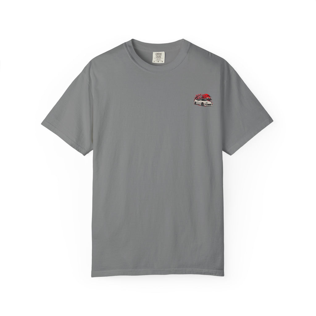 JDM Car and Red Sun Design T-Shirt