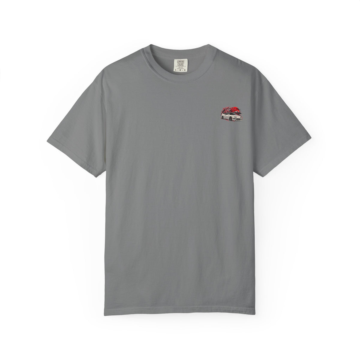JDM Car and Red Sun Design T-Shirt