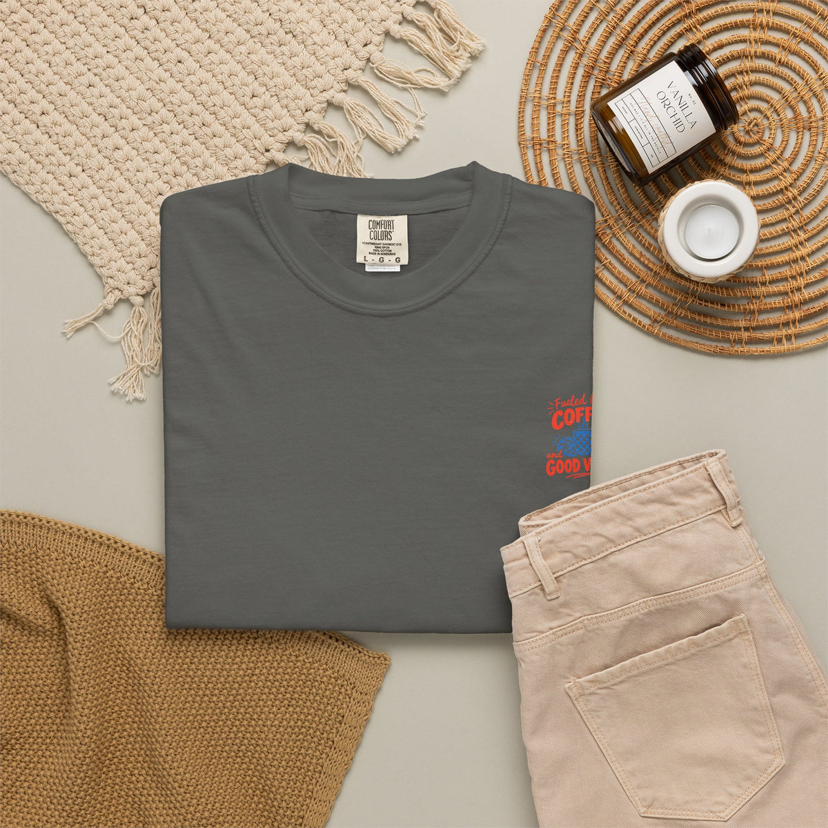 Fueled by Coffee and Good Vibes T-Shirt
